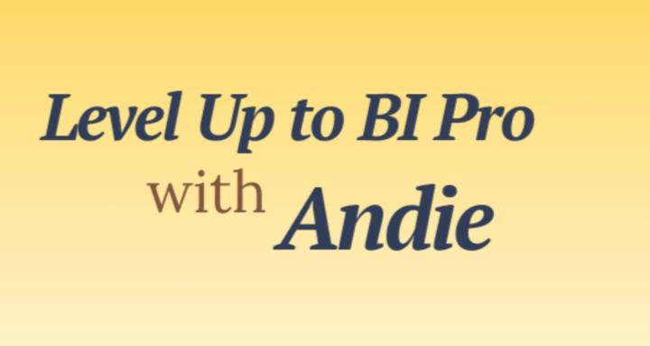 Level Up to BI Pro