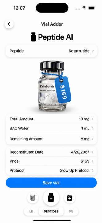 What are you looking for in a Peptide Tracker App? 