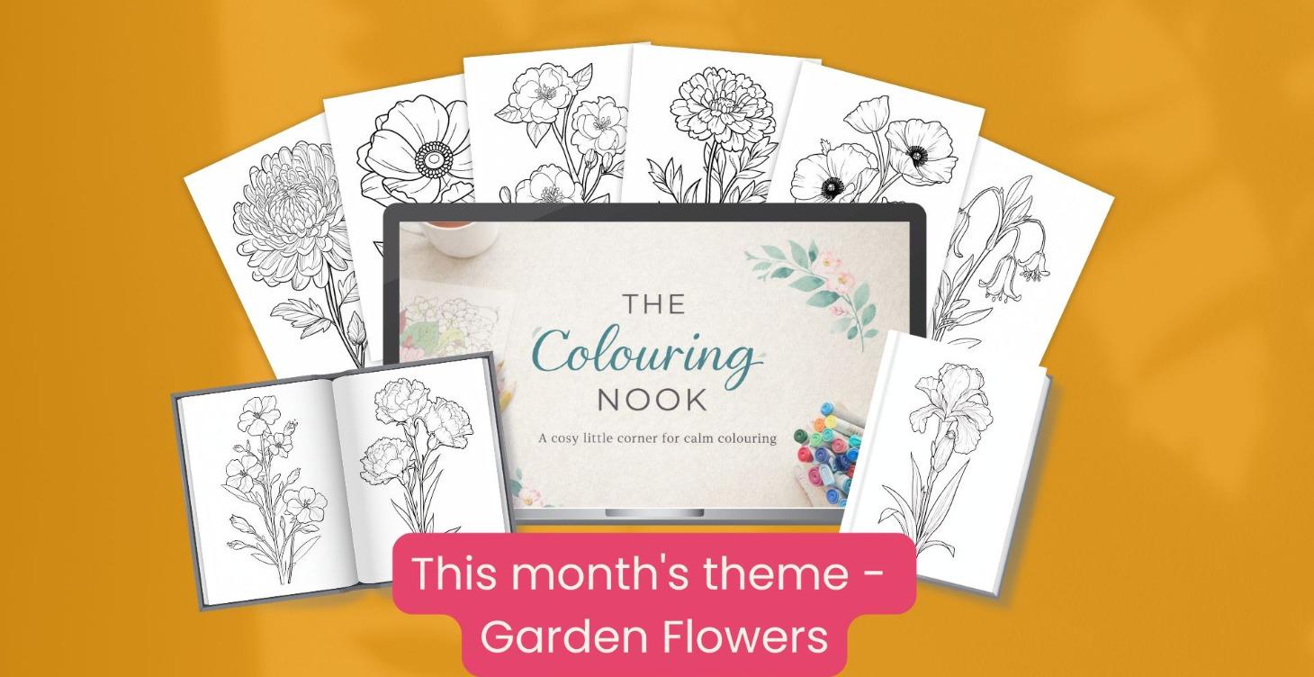 April Colouring book