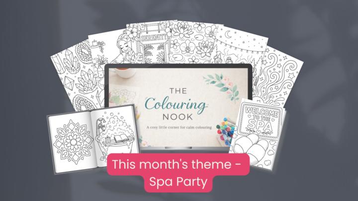 The July colouring book is here 🛁