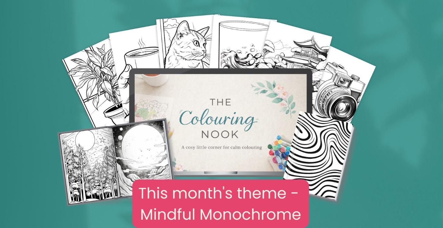February Colouring Book drop