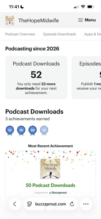 Podcast Milestone