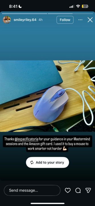 Shoutout from Riley!