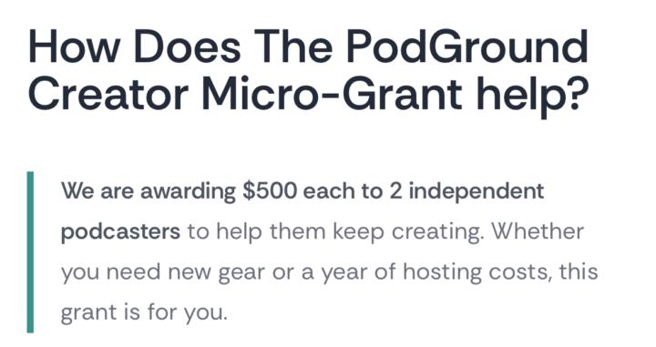Micro Grant