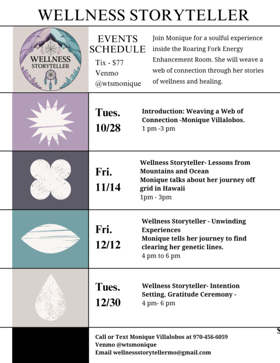 Wellness Storyteller Events 