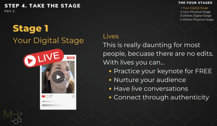 50 Live videos in 14 days.