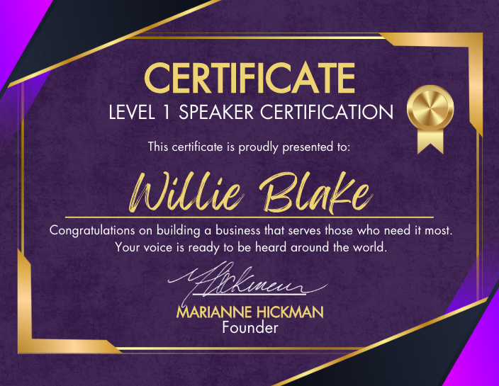 Congratulations Willie!