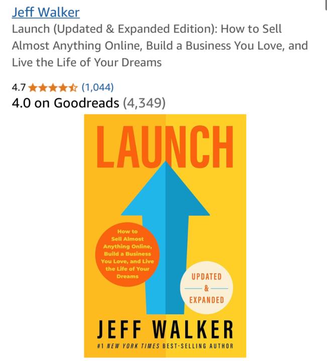 I was talking to Jeff Walker yesterday…