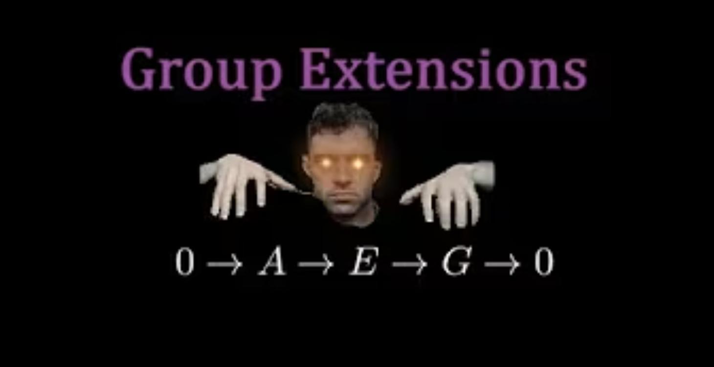 Extensions of groups (Abelian normal subgroup)