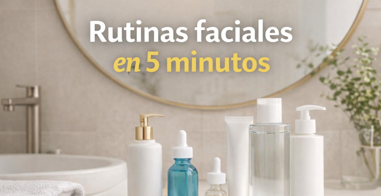 Rutinas faciales en 5 minutos