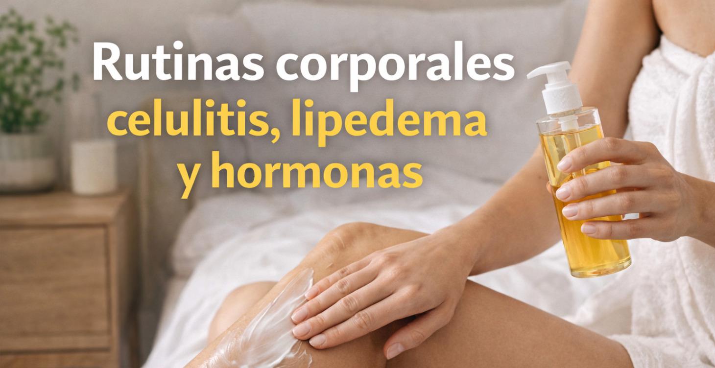 Rutinas corporales: celulitis, lipedema y hormonas