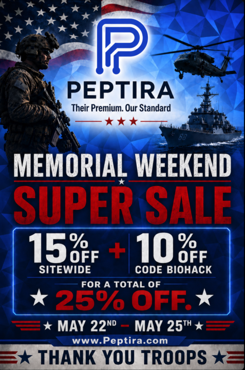 25% OFF PEPTIRA SALE