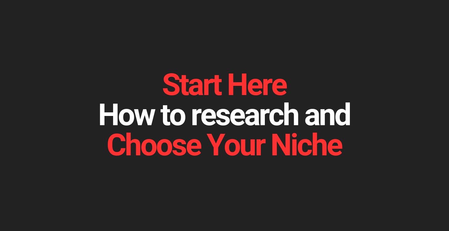 How to Research your Niche
