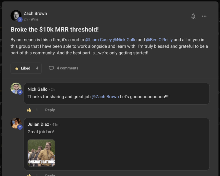 Big Congrats To Zach 💪🎉 First $10K Month Hit