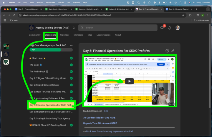 NEW BONUS MODULE JUST DROPPED → Financial Ops for $50K+ Profit Months