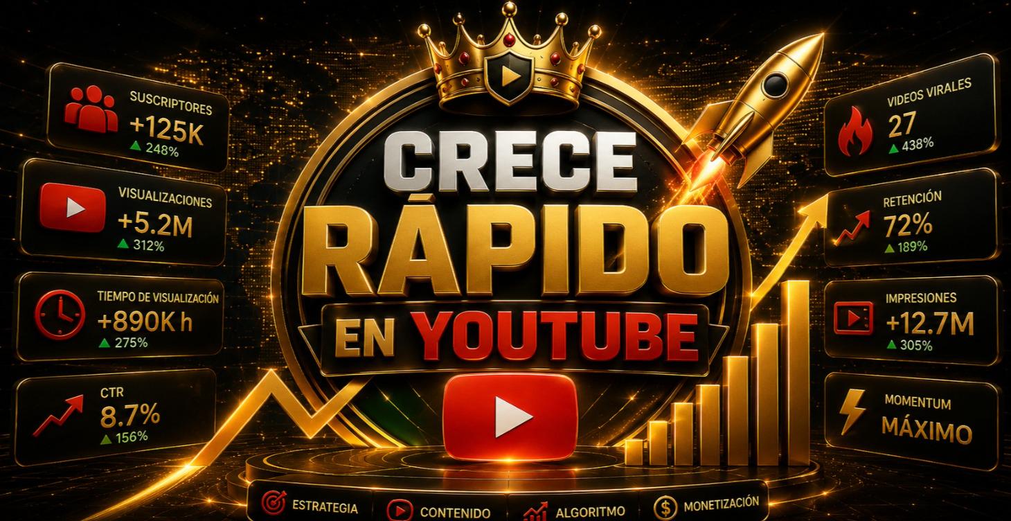 Como Crecer En YouTube RÁPIDO