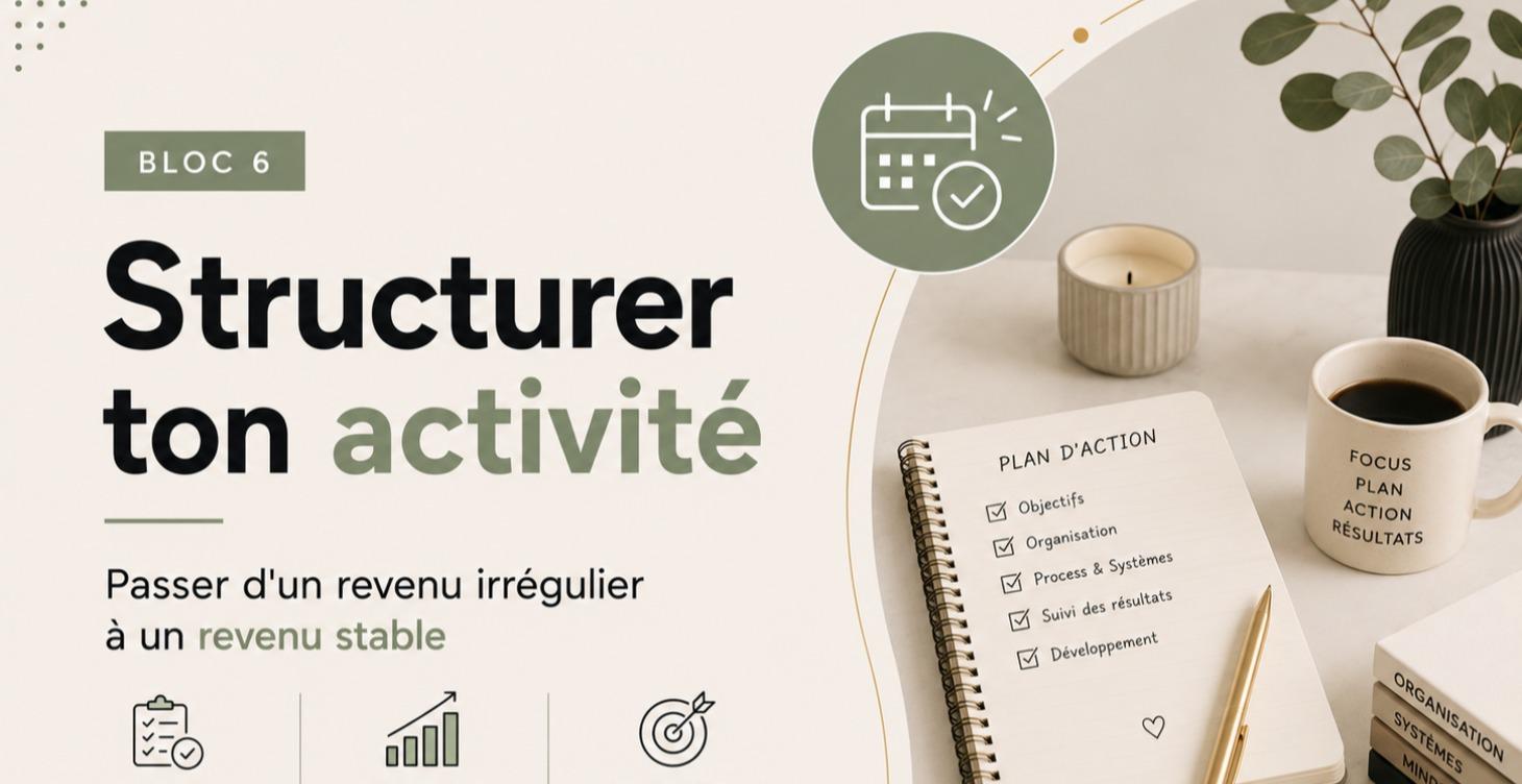 Structurer ton activité