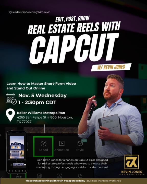 🎬 Edit. Post. Grow. — Real Estate Reels with CapCut