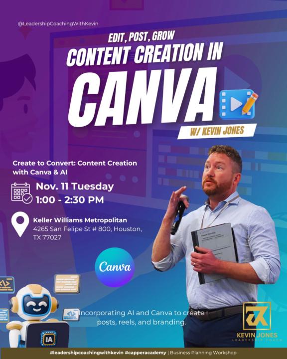 🎨 Create to Convert: Content Creation with Canva & AI