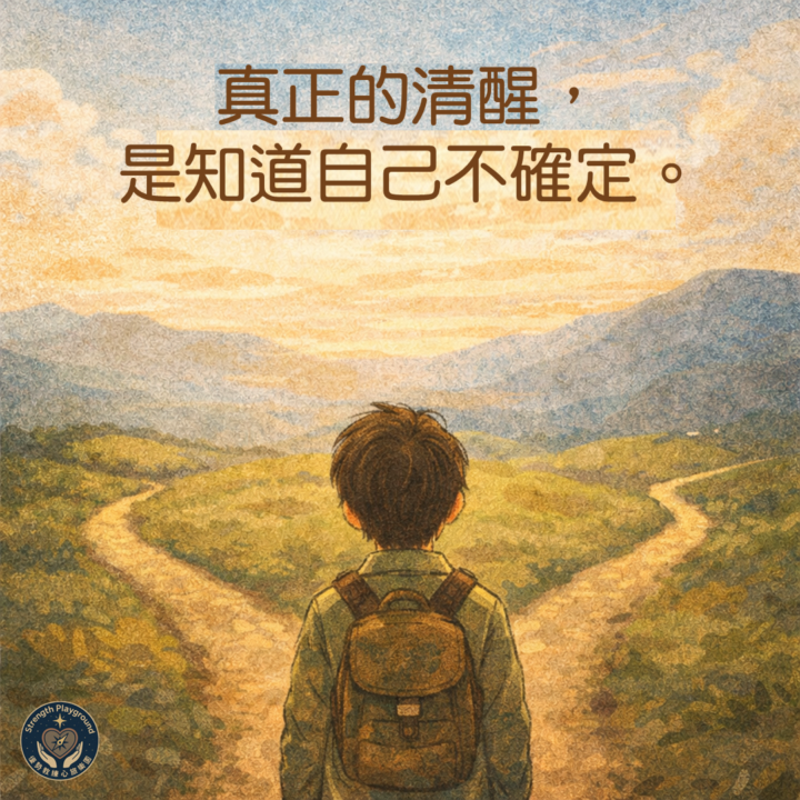 與不確定同行，是一種成熟的力量