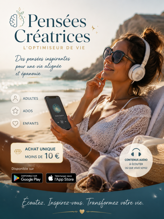 Application « pensées créatrices « 
