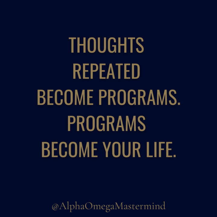 Your mind doesn’t care if a thought empowers you or destroys you, it simply obeys what you repeat. 