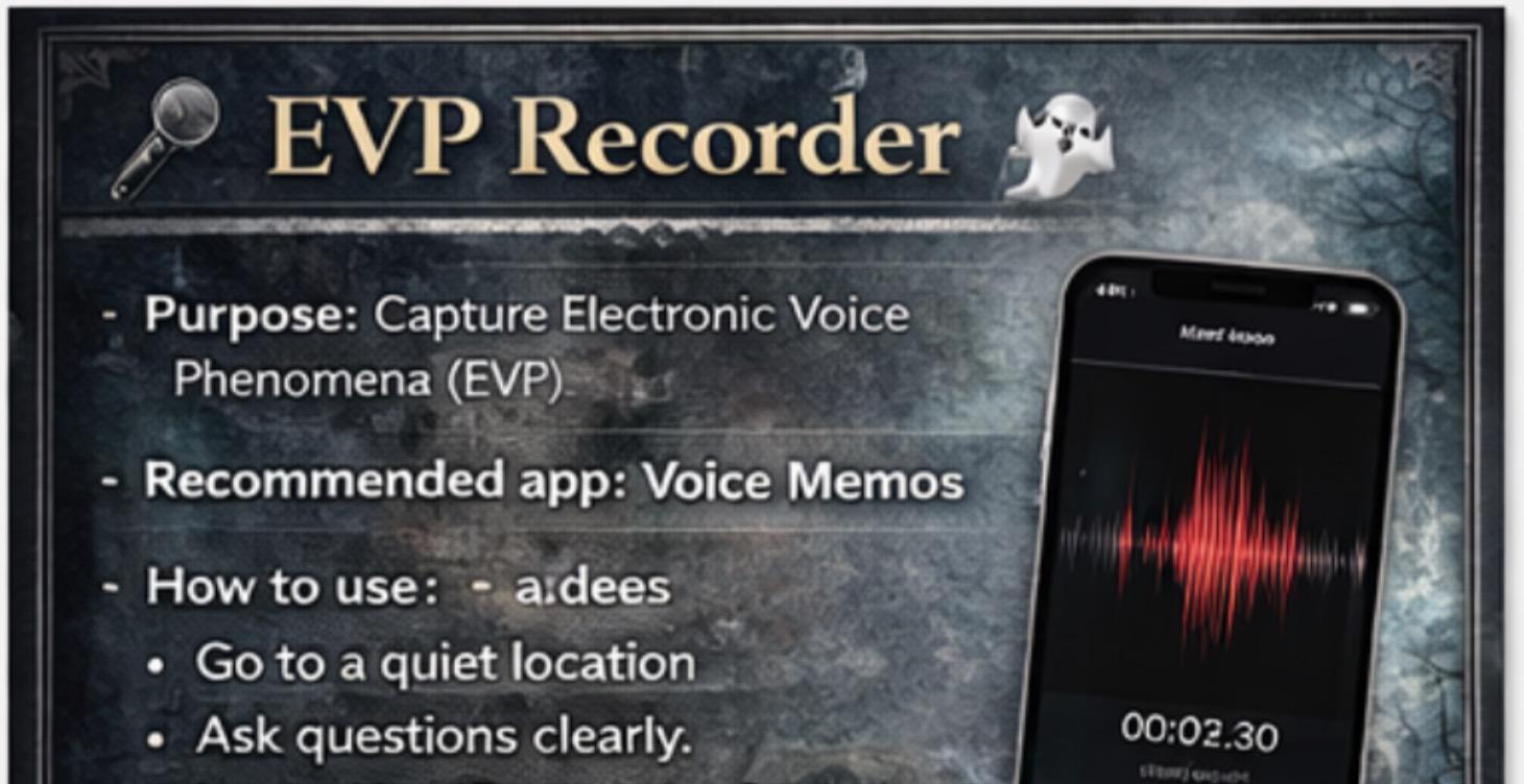 Paranormal Investigator Tool Kit - iPhone