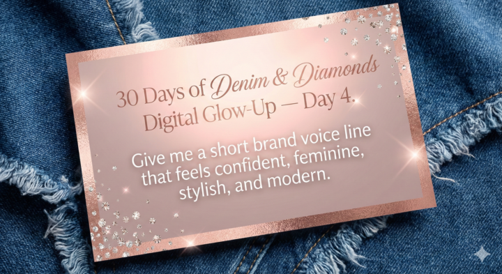 DAY 4 — Digital Glow-Up ✨