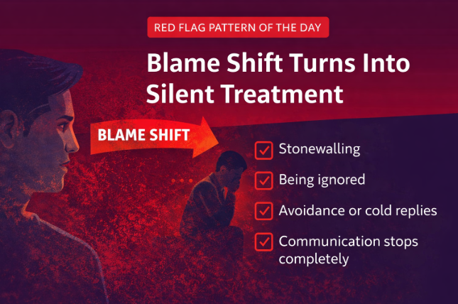 Blame Shift → Silent Treatment