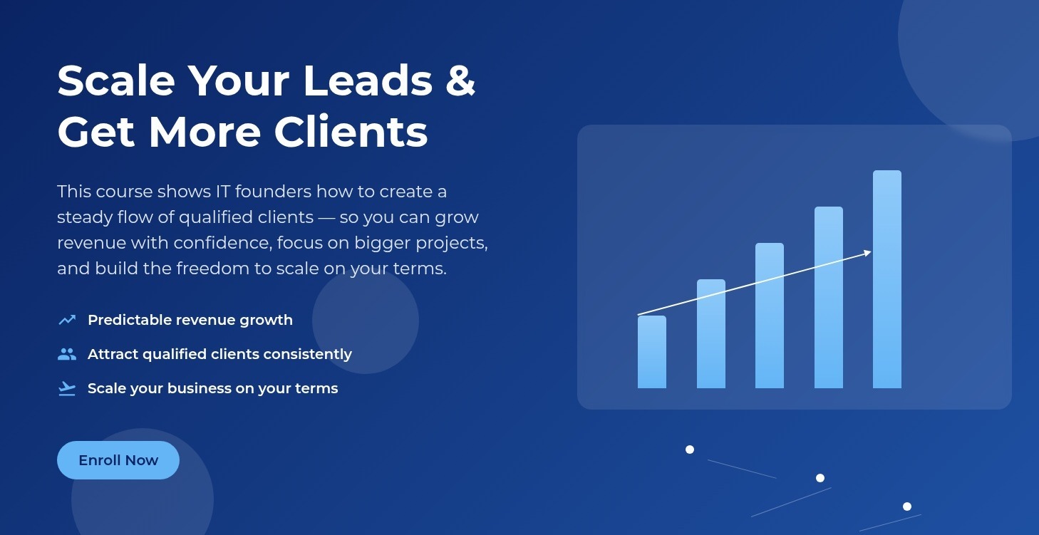 Consistent Clients Flow: Intro to Lead Generation