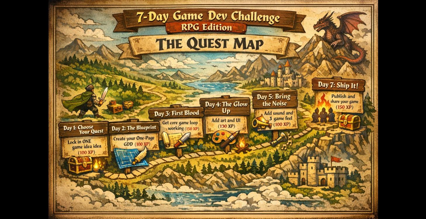 ⚔️ 7-Day Challenge: RPG Edition