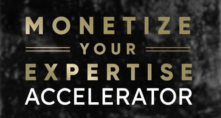 Monetize Your Expertise: Accel
