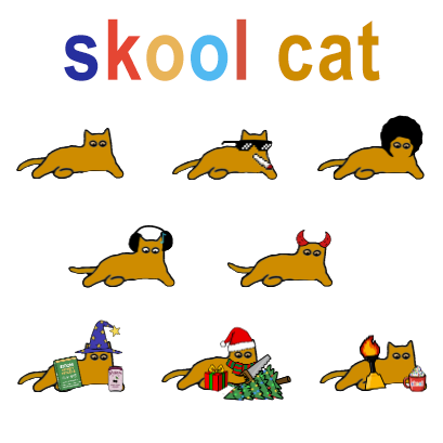 Wer von euch hat die Skool Katze?