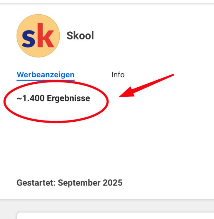 Schaltet Skool Werbung? (bald auf deutsch)