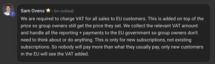 Preise umstellen?! (VAT & MwSt.) 