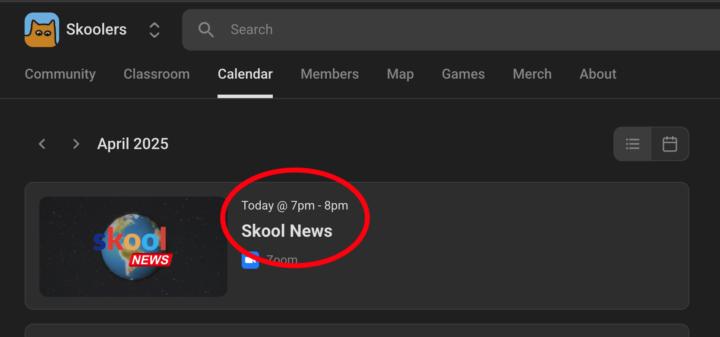 Skool News Call - ich bin gespannt