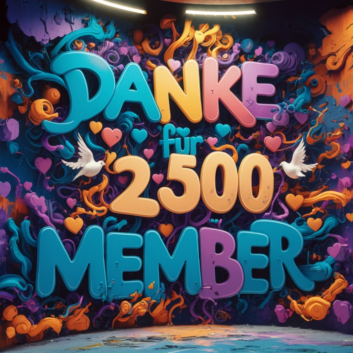 2.500 Mitglieder 😳 DANKE (die wichtigsten Tipps)