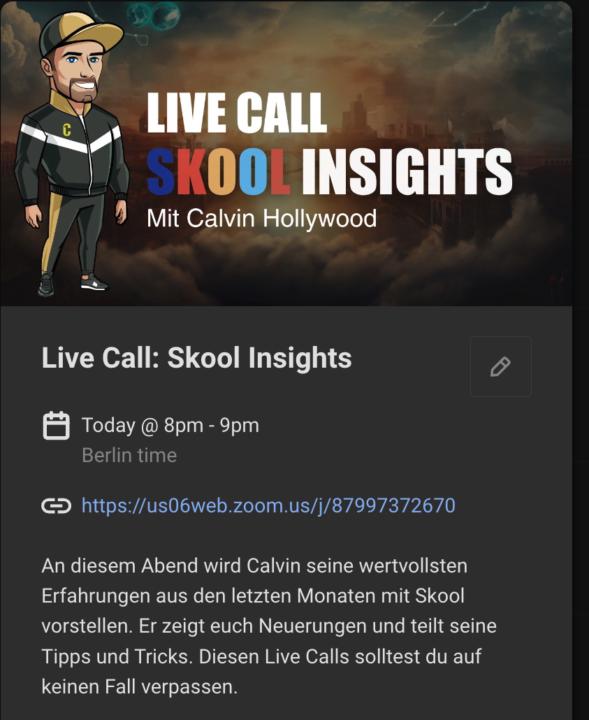 Wir sind LIVE 🔴