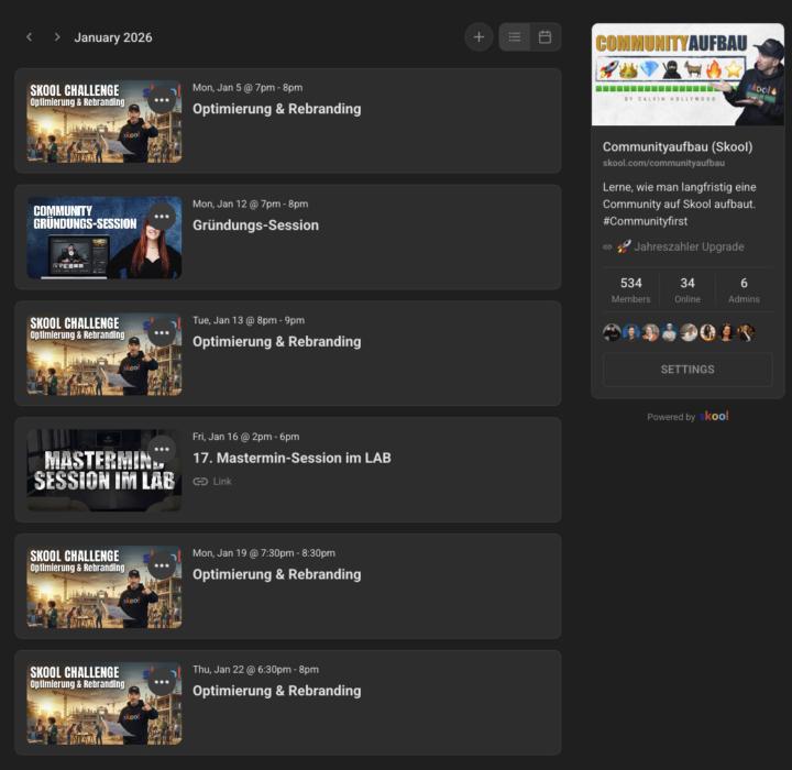 Verbessern und Optimieren! 