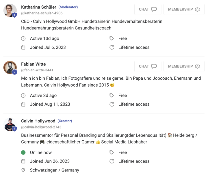 Ist dein Profil ausgefüllt?
