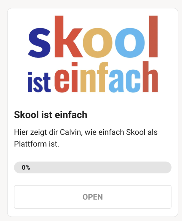 Skool ist einfach (neuer Kurs)
