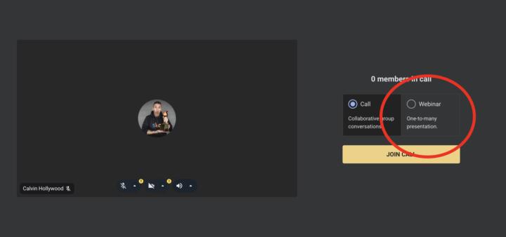 Webinarfunktion in Skool 😳