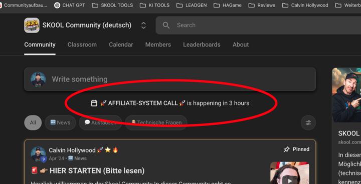 Der Call startet in 3 Stunden 🔥