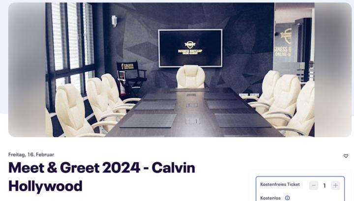 Meet & Greet (Offline) du bist gratis eingeladen 