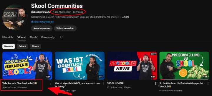 Onlinekurse auf Skool verkaufen?!