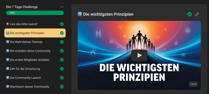 In 7 Tagen zur eigenen Community (Empfehlung) 