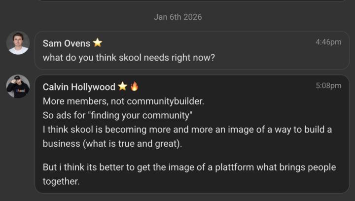 Was Skool jetzt machen wird (tun sollte) 