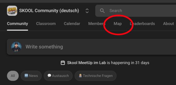 Die Communitymap ist verfügbar 📍
