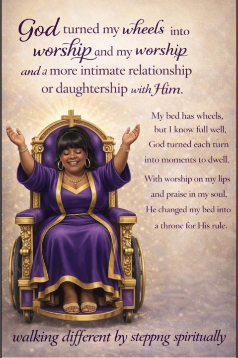 Walking  Differently, but Stepping spiritually