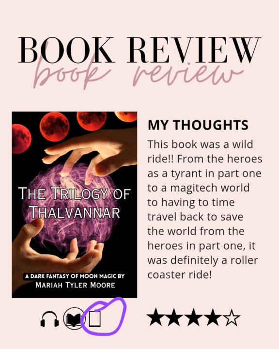 The Trilogy of Thalvannar review & currently reading.